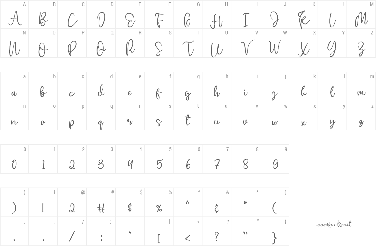 Font Cherry Blossom preview